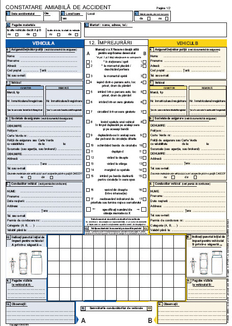 Formularul de Constatare Amiabila