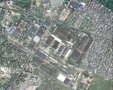 Uzina Republica vazuta din satelit