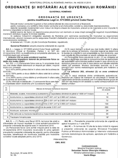 Noua grila de calculare a impozitului pentru masina