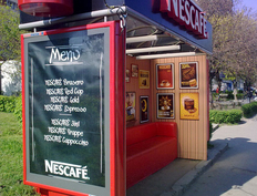 Nescafe - campanie neconventionala din 2009 