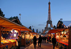 Piata de Craciun Trocadero din Paris