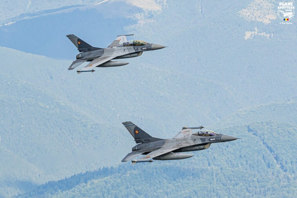 MApN a detectat o țintă aeriană în apropierea frontierei. Două aeronave F-16 au monitorizat situația