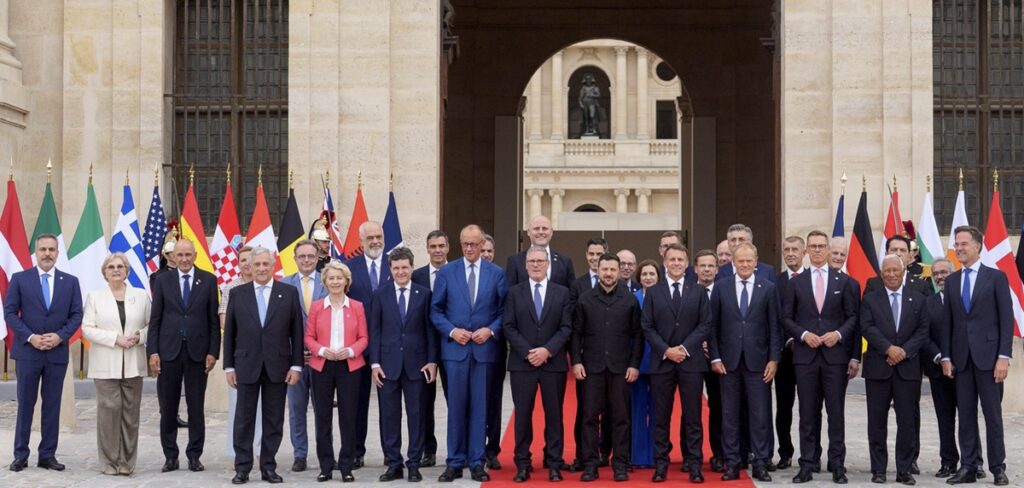 Nicușor Dan participă luni la reuniunea Coaliției de Voință. Liderii discută apărarea Ucrainei și presiunea asupra Rusiei