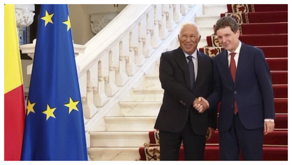 Antonio Costa, Președintele Consiliului European, primit de Nicușor Dan la Cotroceni